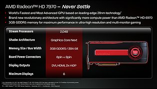 Präsentationsfolien zur Radeon HD 7970, Folie 3 (bessere Qualität)